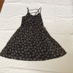 NWOT, Navy, Floral Dress
